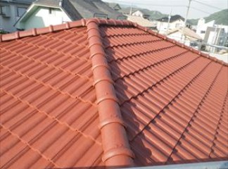 神戸市垂水区　MY様邸屋根塗装工事サムネイル