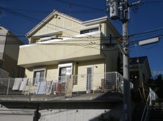 神戸市垂水区　K様邸　外壁塗装工事サムネイル