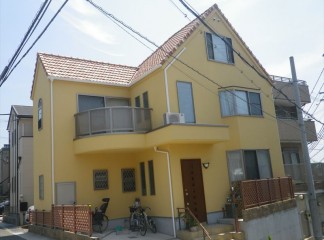 神戸市垂水区　S様邸　ガイナ外壁塗装工事サムネイル