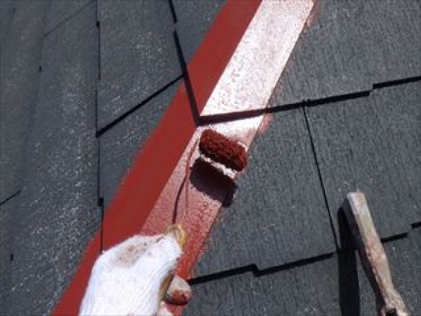 神戸市北区　K様邸　外壁塗装屋根塗装工事　付帯部分の下塗り他サムネイル