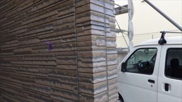 神戸市垂水区　A様邸　外壁塗装・屋根塗装工事　ｸﾘﾔｰ塗装ｻｲﾃﾞｨﾝｸﾞ目地のｼｰﾘﾝｸﾞサムネイル