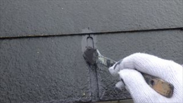 神戸市西区　個人住宅塗り替え工事　屋根の上塗り1回目他サムネイル