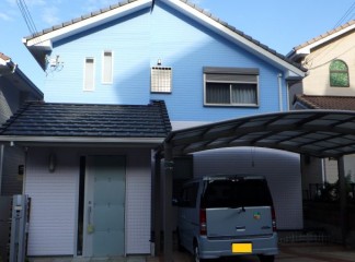 神戸市垂水区　KN様邸　外壁ガイナ塗装　サムネイル