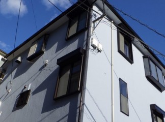 神戸市東灘区　MR様邸　外壁ガイナ塗装・屋根塗装工事サムネイル