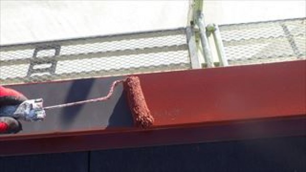 神戸市垂水区　SK様邸　外壁塗装・屋根塗装工事　付帯部下塗りサムネイル