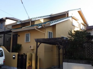 神戸市垂水区　MT様邸　外壁塗装屋根塗装工事サムネイル