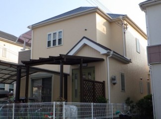 神戸市垂水区　YMT様邸　外壁塗装屋根塗装工事　サムネイル