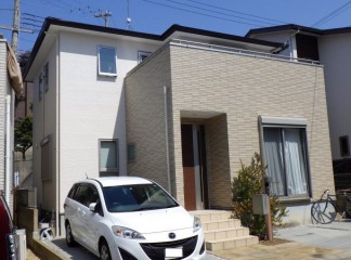 サイディング用クリヤー塗装とナノコンポジットWで塗り替えました　神戸市垂水区IN様邸塗装工事サムネイル