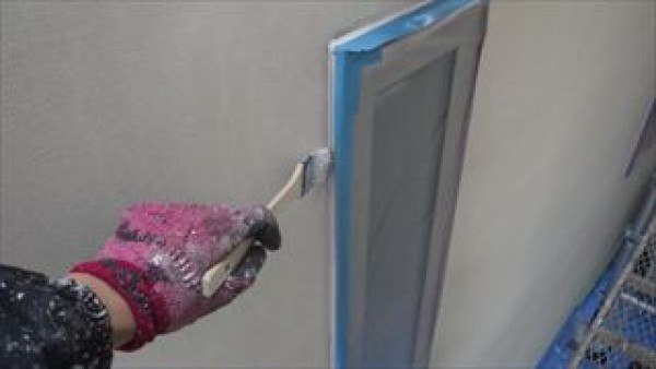 いよいよ外壁の塗装に入ります　神戸市兵庫区　外壁断熱の外壁材の塗り替えサムネイル