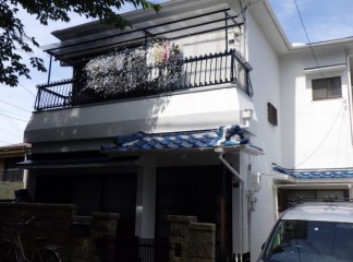雨漏りの原因だった庇を修繕しました　神戸市垂水区KM様邸塗装工事サムネイル