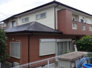 数年前に塀のみの塗り替えをしたお宅から問い合わせをいただき　神戸市西区KN様邸塗装工事サムネイル