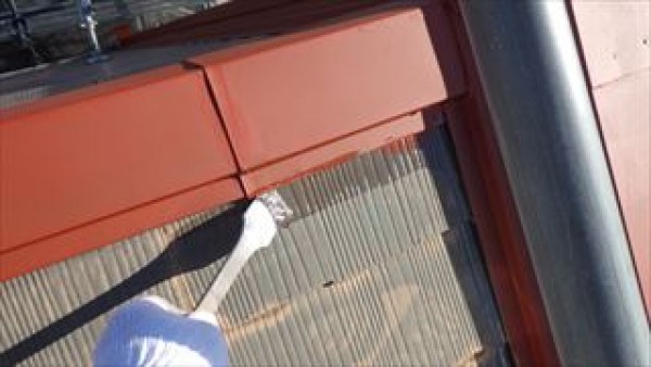 屋根の下塗りと補修　神戸市垂水区YM様邸塗装工事サムネイル
