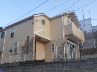 神戸市垂水区　K様邸外壁屋根塗装工事サムネイル