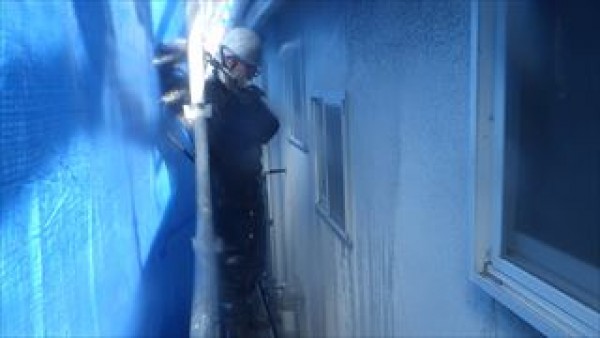 神戸市西区H様邸外壁屋根塗装工事が始まりましたサムネイル